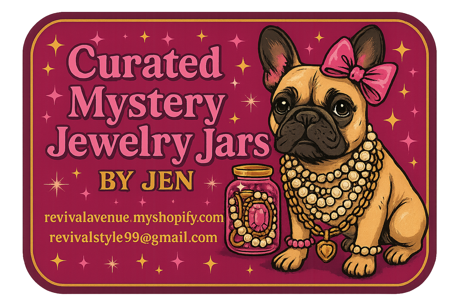 Curated Mystery Jewelry Jars