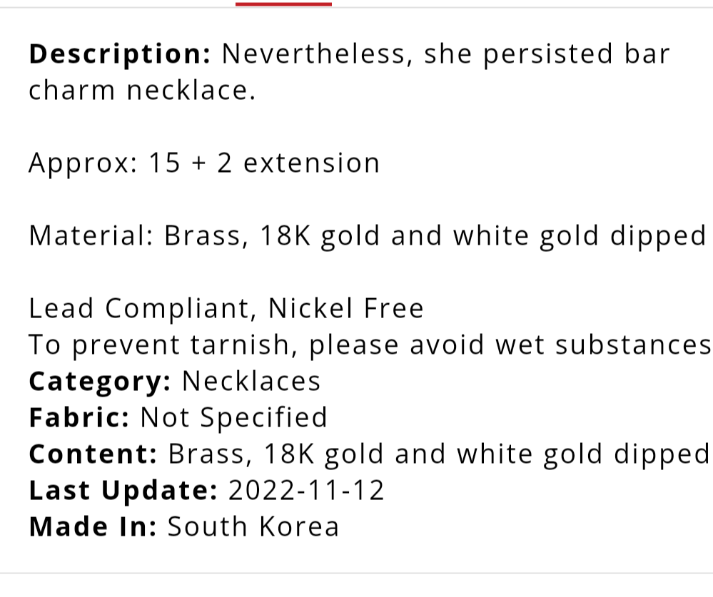 Minimalist Motivational Bar Charm Choker White Gold