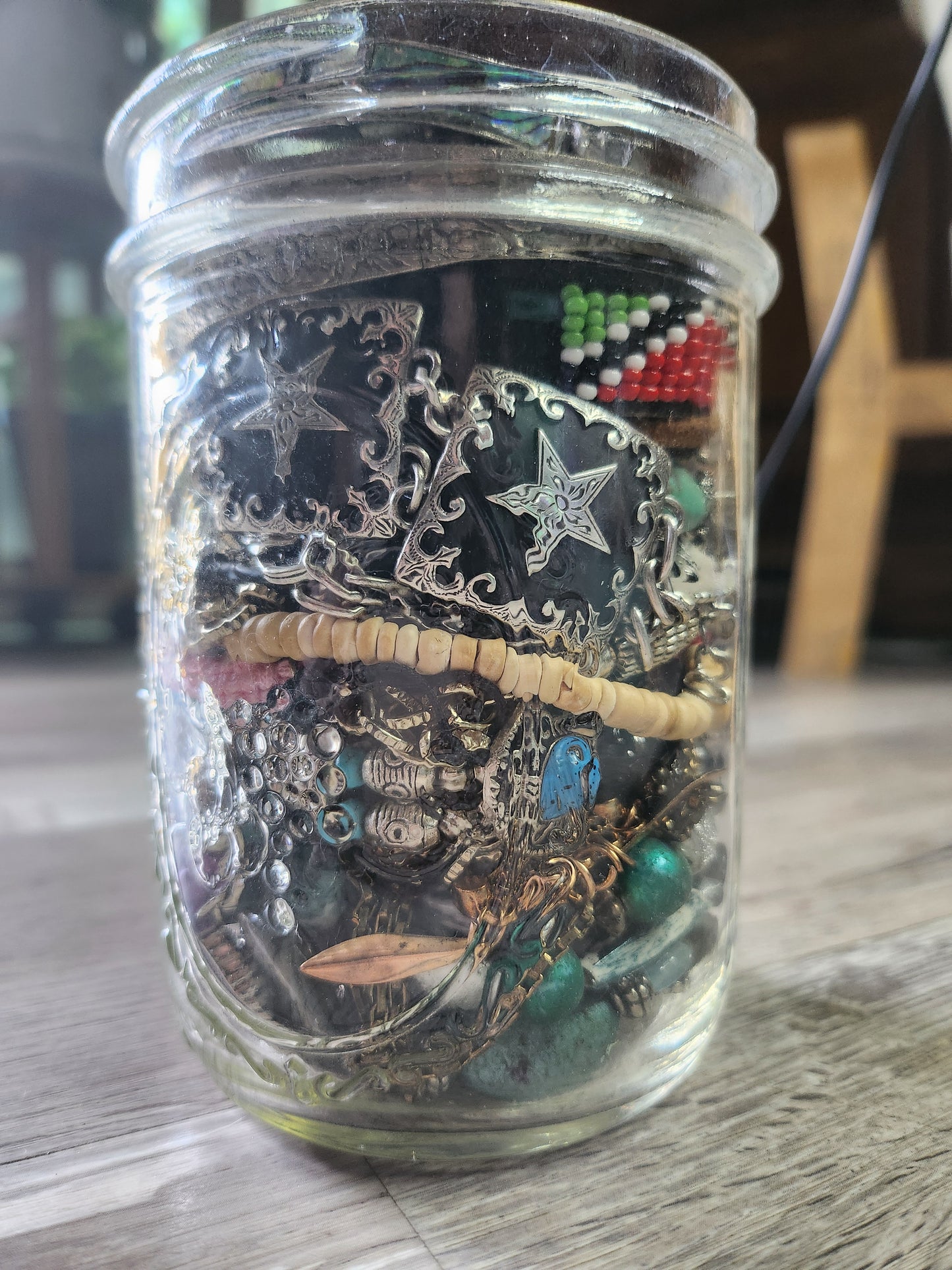 Cowgirl Chic Curated Mystery Jewelry Jar Beaded Western, Boho Charm Lot