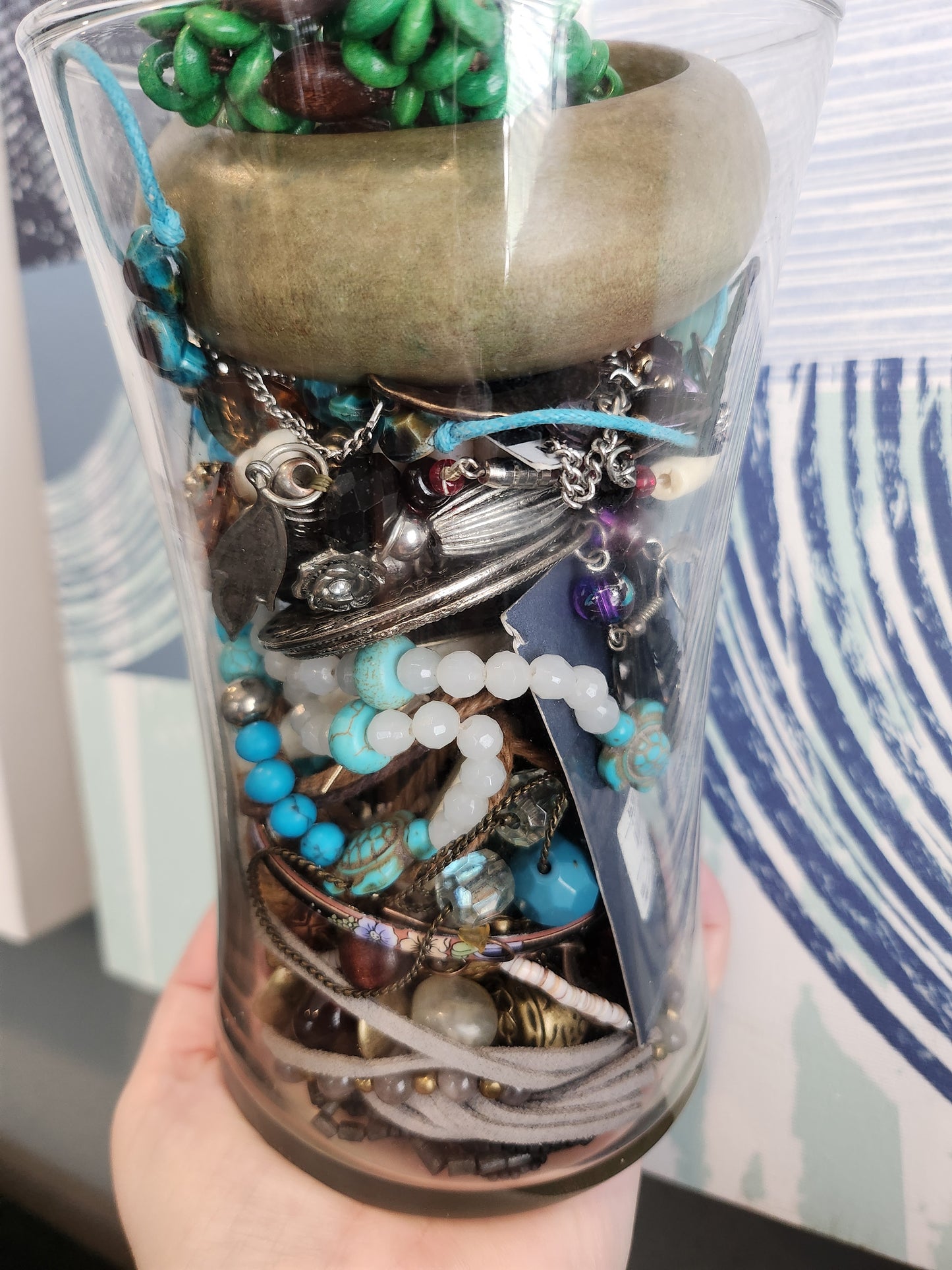 Curated Mystery Jewelry Jar Boho Babe theme