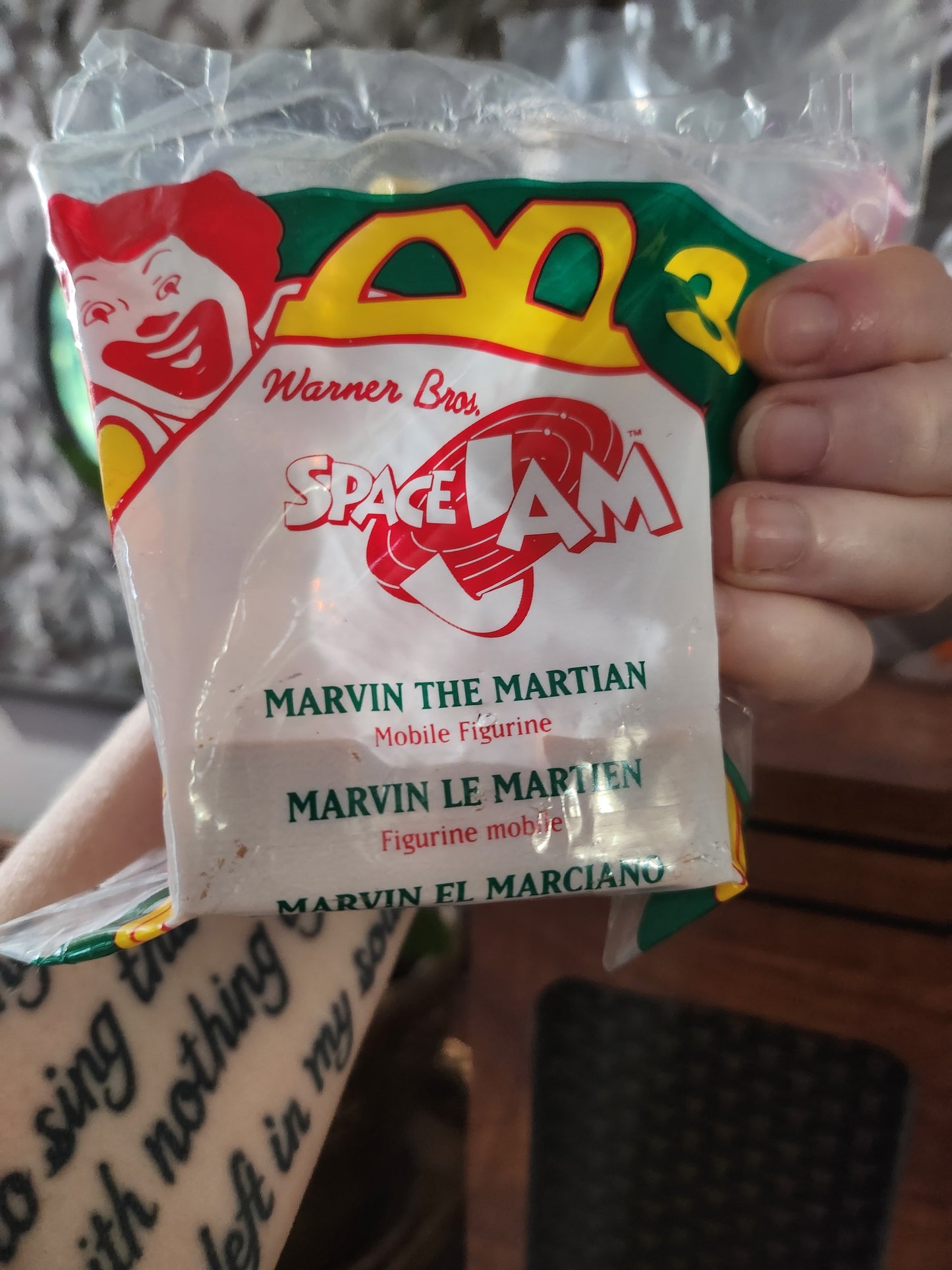7 1996 Warner Bros Space Jam Unopened McDonald's Toys