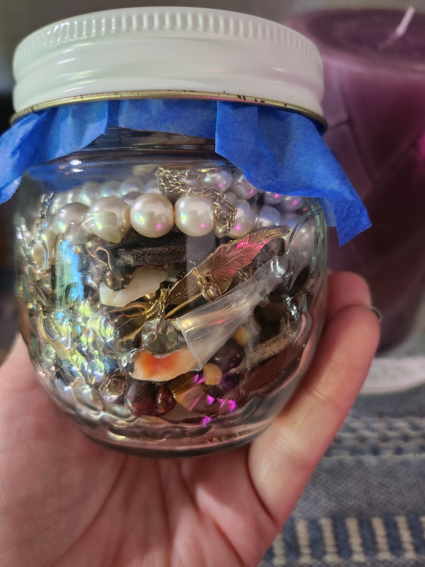 Curated mystery jewelry jar mini - Coastal Keepsakes a jar full of seaside sophistication