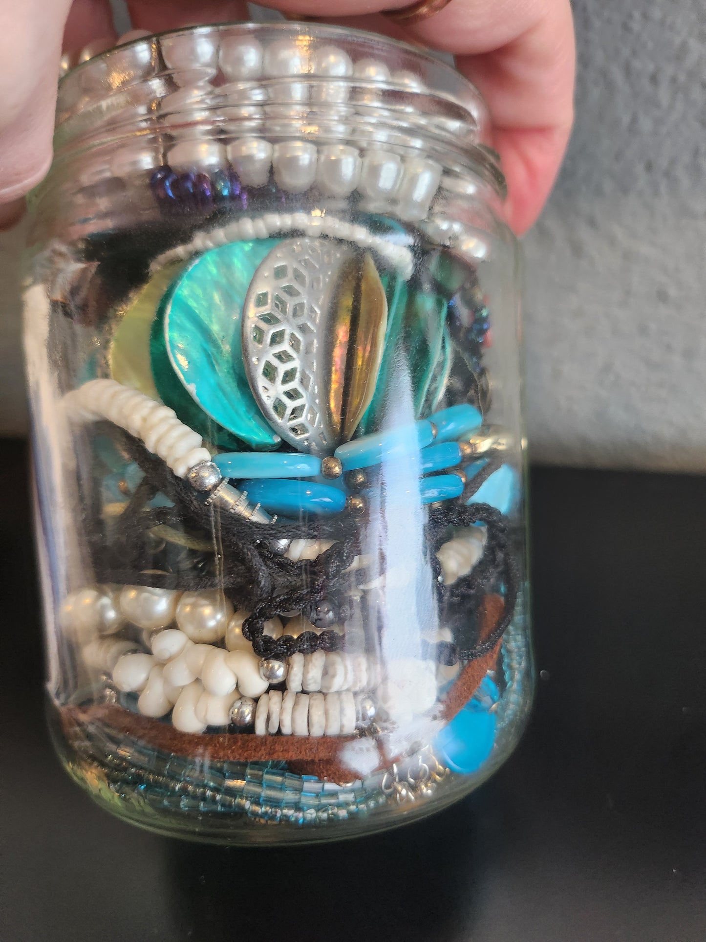 Mermaid Lagoon Color Curated Themed Jewelry Jar