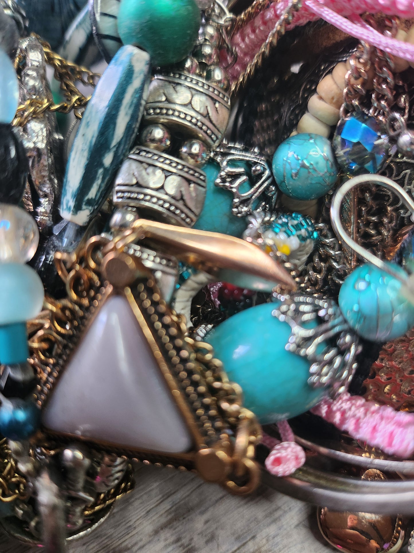 Cowgirl Chic Curated Mystery Jewelry Jar Beaded Western, Boho Charm Lot