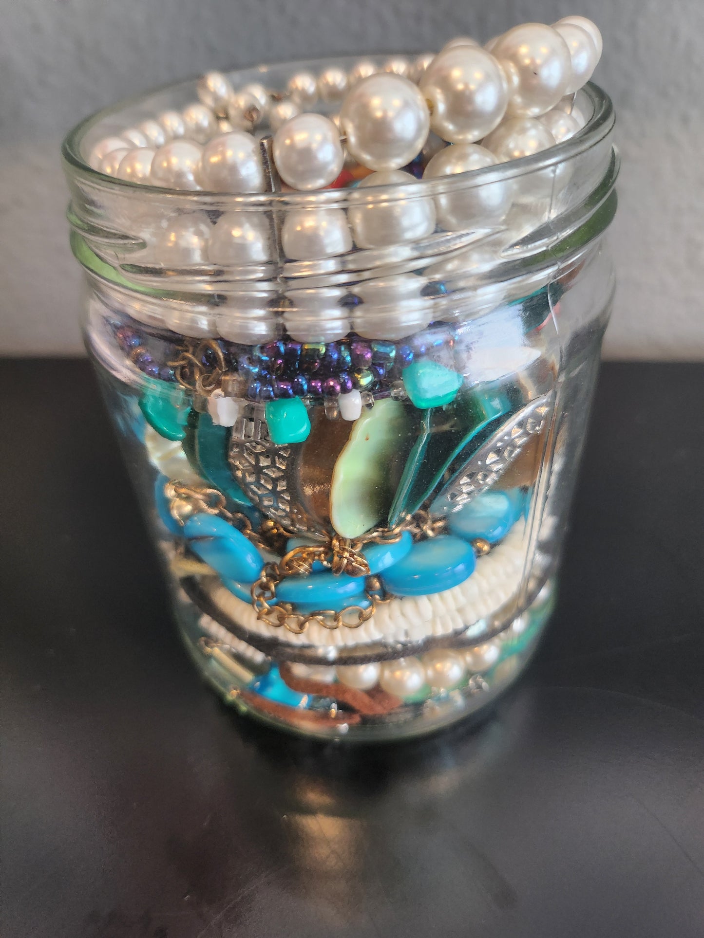 Mermaid Lagoon Color Curated Themed Jewelry Jar