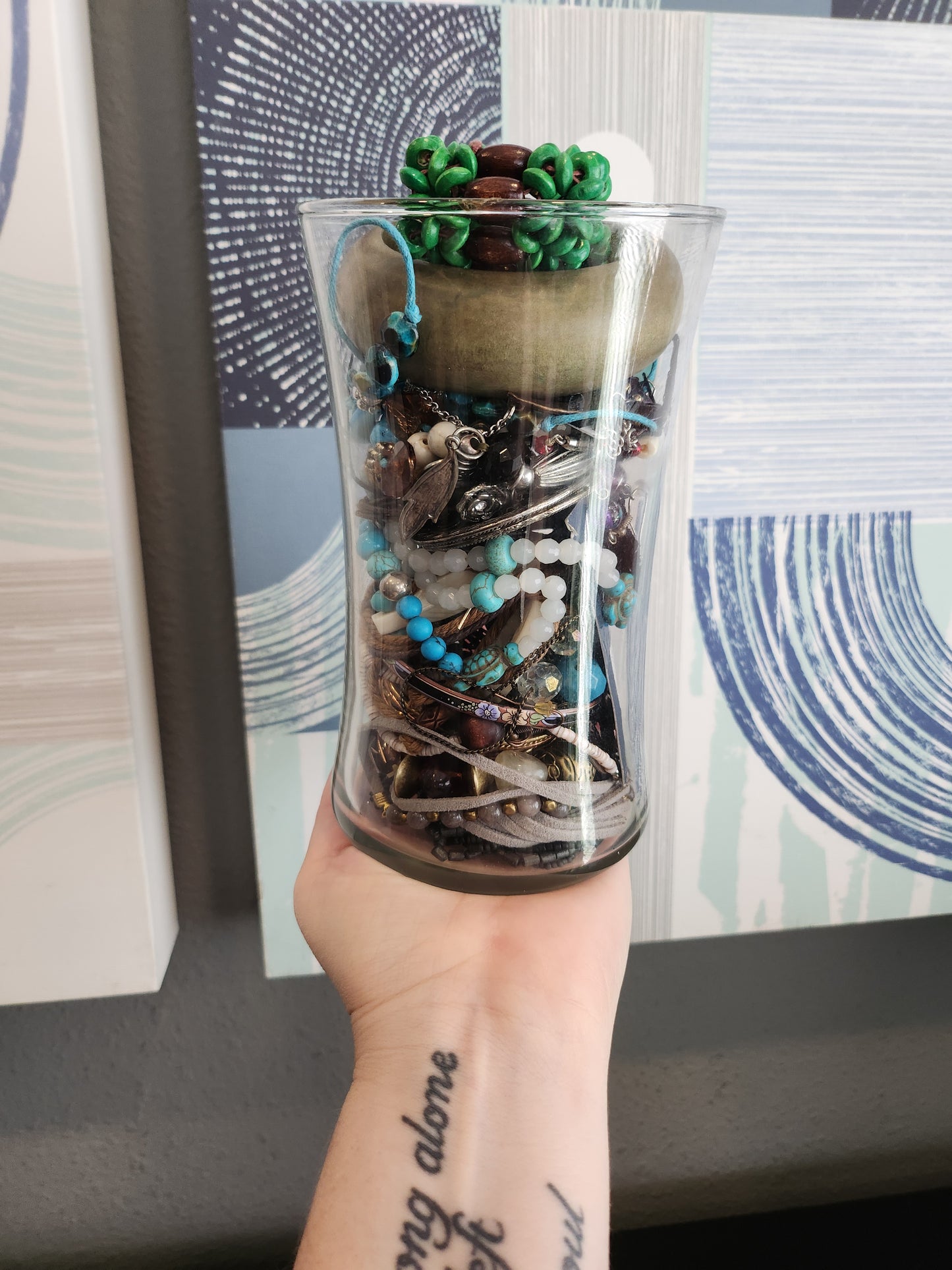 Curated Mystery Jewelry Jar Boho Babe theme