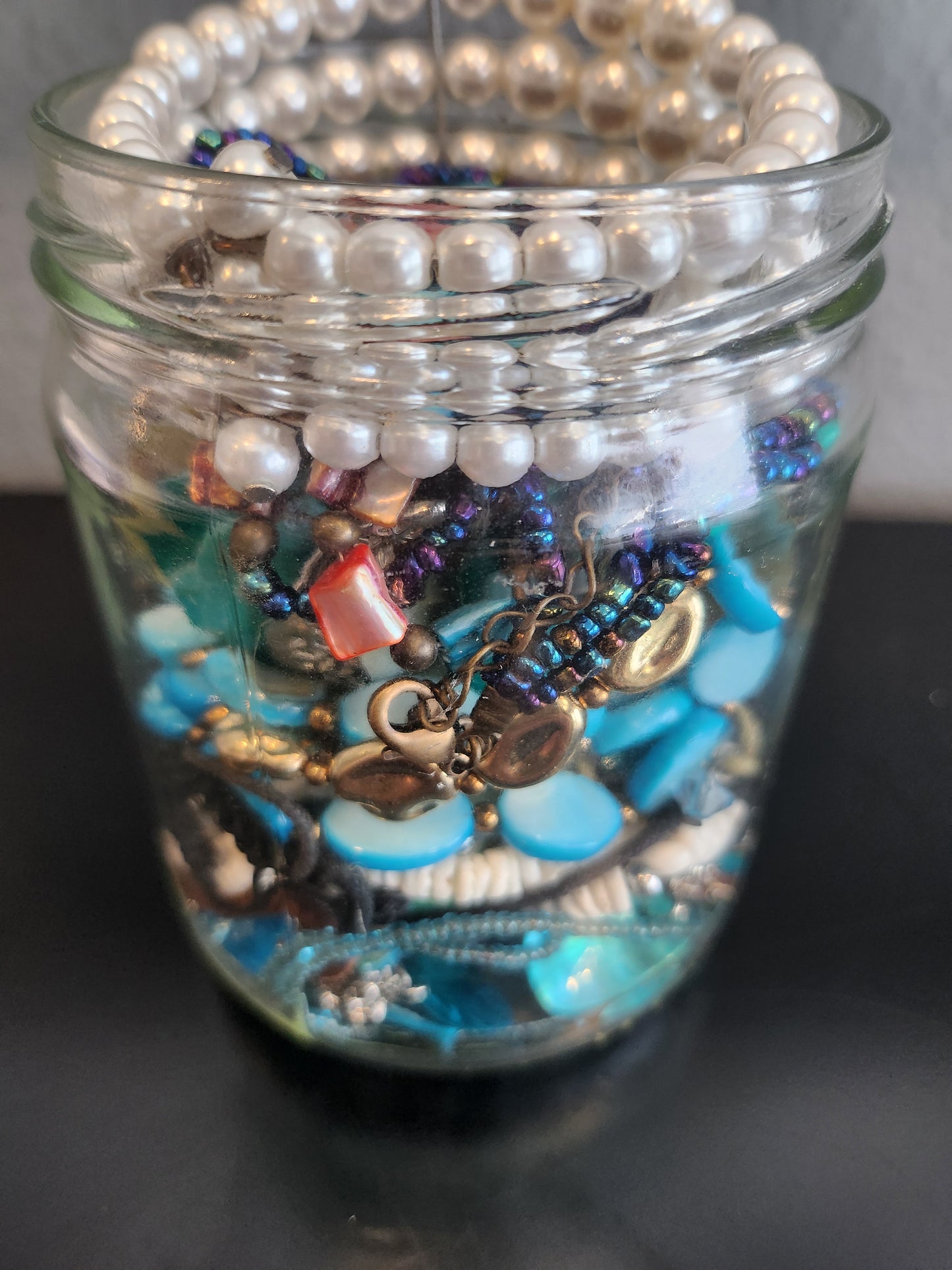 Mermaid Lagoon Color Curated Themed Jewelry Jar