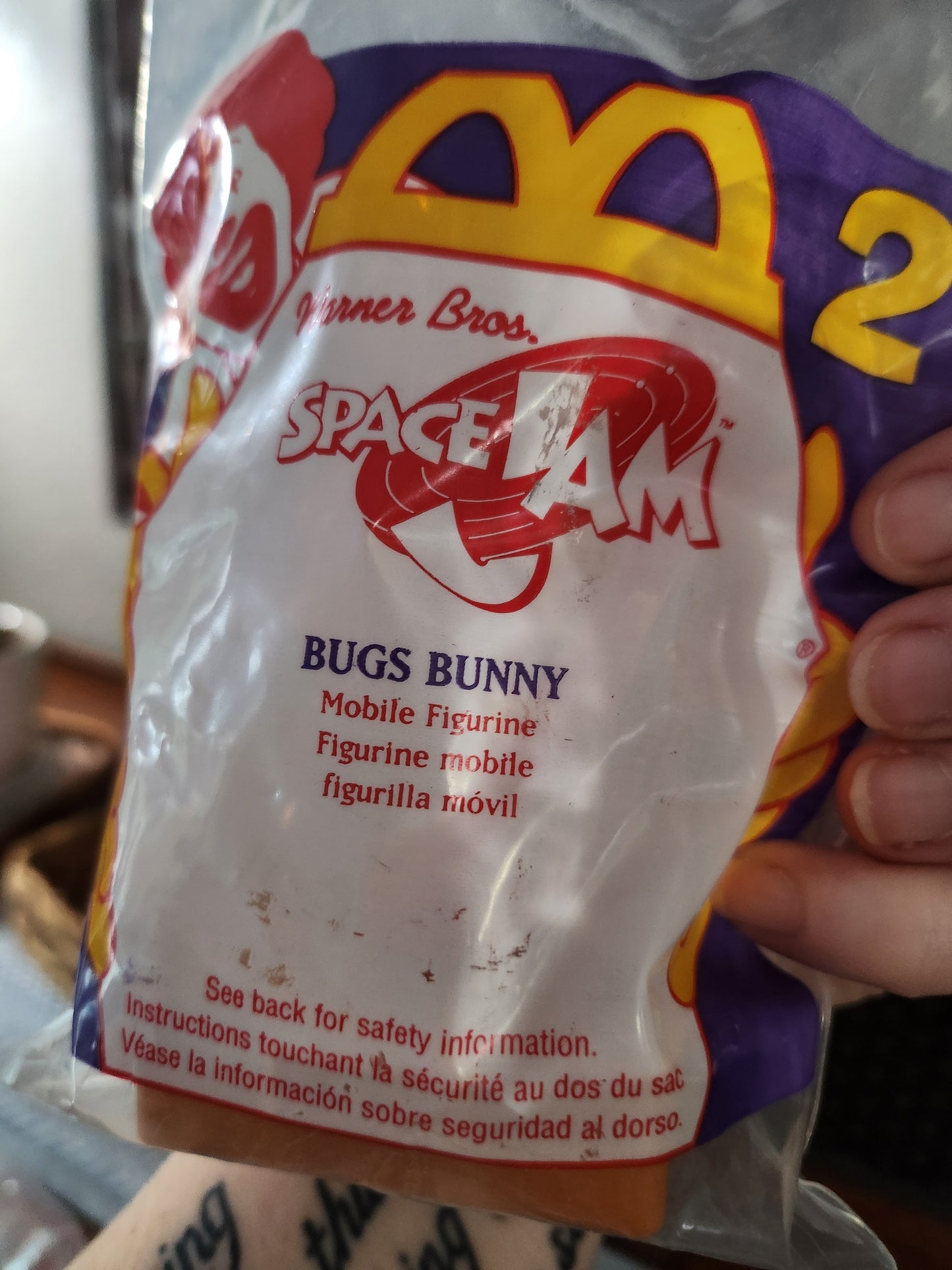 7 1996 Warner Bros Space Jam Unopened McDonald's Toys