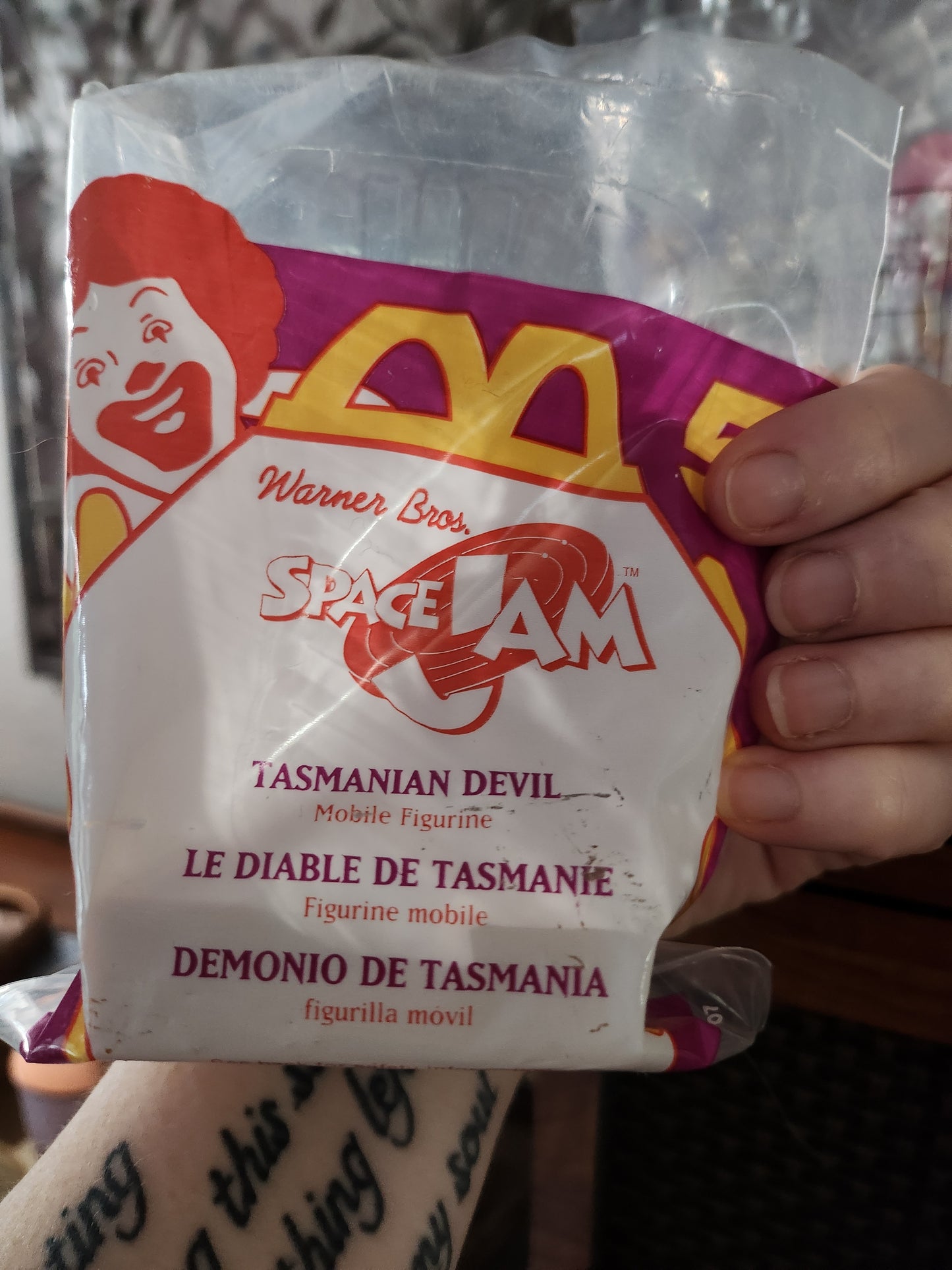 7 1996 Warner Bros Space Jam Unopened McDonald's Toys