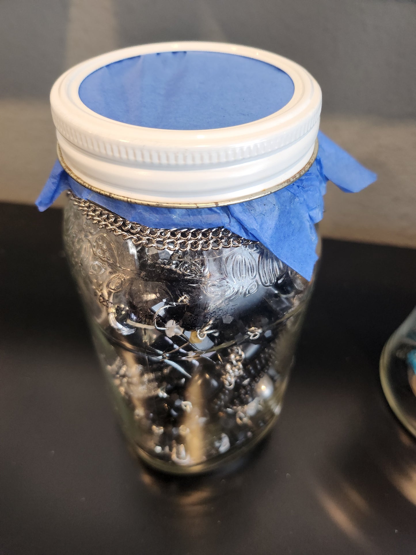 Curated Mystery Jewelry Jar - Midnight Muse Black Sparkly Statement Theme