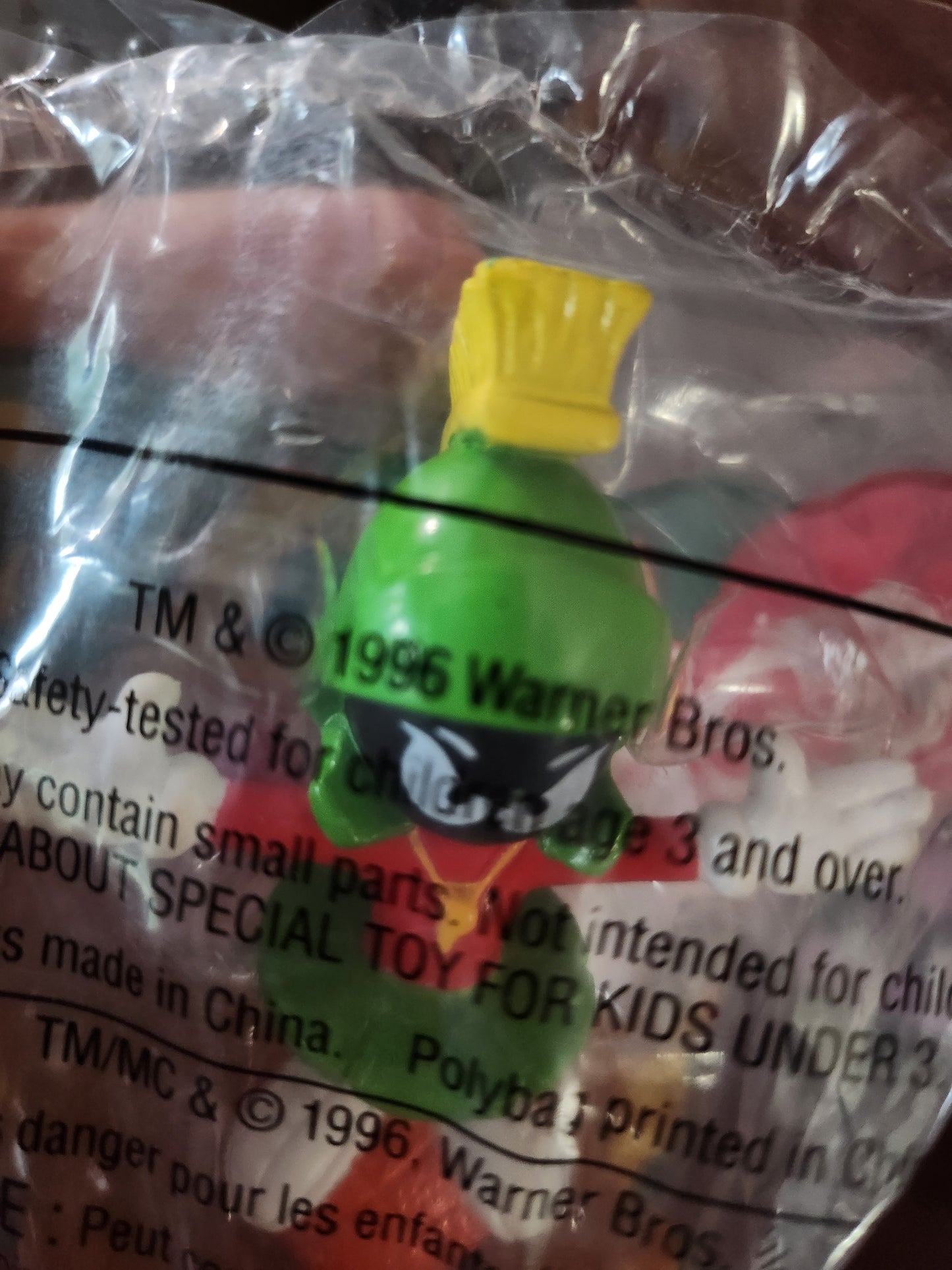 7 1996 Warner Bros Space Jam Unopened McDonald's Toys